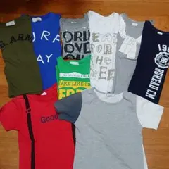 男の子Tシャツ9枚セット、サイズ130です