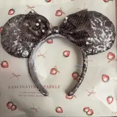 ディズニー スパンコール　カチューシャ　ミニー