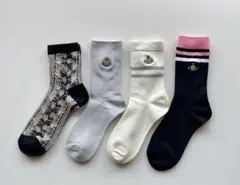 新品 ヴィヴィアン ウエストウッド　靴下 ソックス　4点