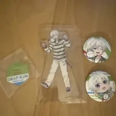 ドズル社　おらふくん　ファミマコラボアクスタ　缶バッジ付き