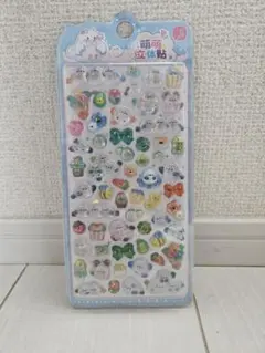 シマエナガ　ボンボンドロップシール　海外製品