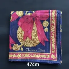 Christian Dior ディオール シルク 大判スカーフ 総柄 CDロゴ - メルカリ