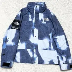 シュプリーム ザ ノース フェイス ブリーチド デニム マウンテンパーカー