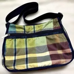 レスポートサック　ショルダーバッグ　チェック柄