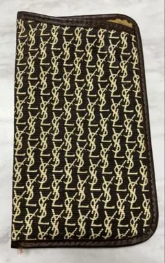 YSL★イブサンローラン　メガネケース　布タイプ　ロググラム