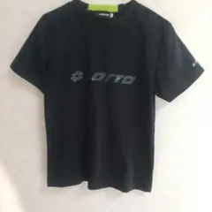 LOTTO Tシャツ ブラック×ライムグリーンのサムネイル
