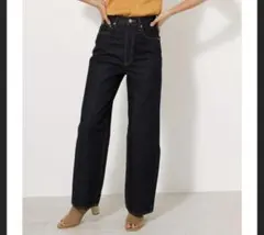 HIGH WAIST DENIM WIDE Ⅱ/ハイウエストデニムワイドⅡ XS