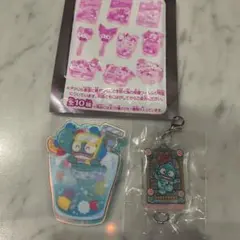 サンリオキャラクターズ アクリルブローチ キーホルダー 2点セット