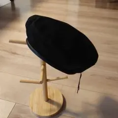 美品☆アダム・エ・ロペ!!ブラック ベレー帽