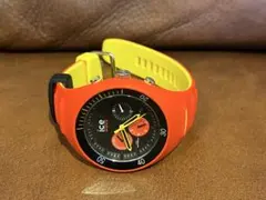 状態良Ice Watch オレンジ/イエロー シリコン腕時計14950稼動品のサムネイル