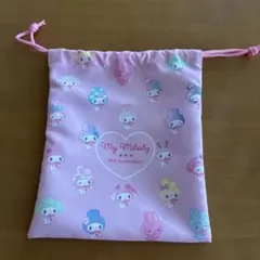 My Melody 50th Anniversary 巾着袋