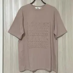 スタッズ エンボス加工 Tシャツ Mサイズ CASPER JOHN