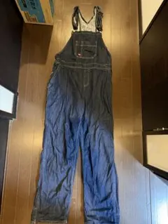 Dickies ダークブルー オーバーオール - メルカリ
