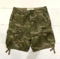 Abercrombie & Fitch カーゴショートパンツ 迷彩柄 アバクロのサムネイル