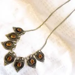 アンティーク アクセサリー ネックレス ヴィンテージ風 アジアン 海外旅行 夏