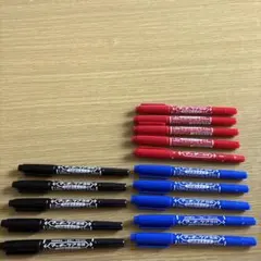 マッキー　赤、黒、青　5本　合計15本セット　定価1980円のサムネイル
