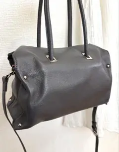 ことり様専用【超美品】POTIOR ポティオール セシルスクエアミニボストンのサムネイル