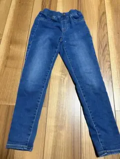 GU デニムブルーパンツ 130cm