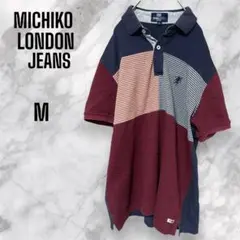 MICHIKO LONDON JEANS メンズ ポロシャツ Mのサムネイル
