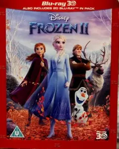 日本未発売 アナと雪の女王2('19米)3D ブルーレイ 輸入盤 日本語無し