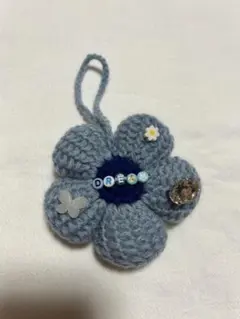 ハンドメイド かぎ針編み フラワーチャーム