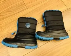 子供用スキー用ブーツ 黒と青　19-20