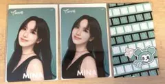 TWICE オフラインくじ クリアトレカ ミナ　2枚セット