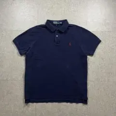 POLO RALPH LAUREN ポロシャツCUSTOM FIT ネイビーXL
