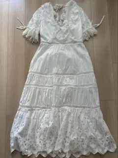 新品紙タグなし❤ ollun flower lace cami setdress - メルカリ