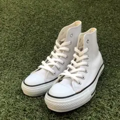 美品23 converse コンバース レザー オールスター ハイ HB921