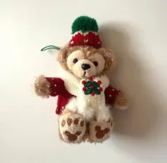 【美品】東京ディズニーシー ダッフィー ぬいぐるみバッジ キーホルダー