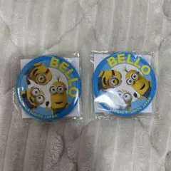 ミニオン 缶バッジ 2個セット ユニバーサル・スタジオ・ジャパン