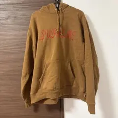 Supreme パーカー オリーブ×レッド バイカラー - メルカリ