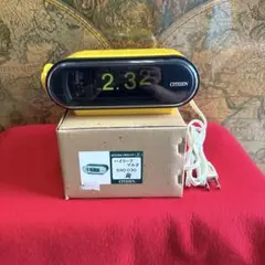 良品　シチズン パタパタ時計　ハイリーフマルタ　黄色　デジタルクロック 良品 シチズン パタパタ時計 ハイリーフマルタ 黄色 デジタルクロック