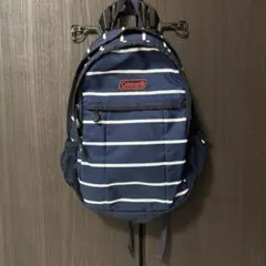 Coleman ネイビー ストライプ リュック