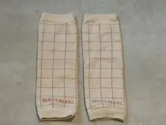 【未使用品】MARLMARL チェック柄 ベビーレッグウォーマー