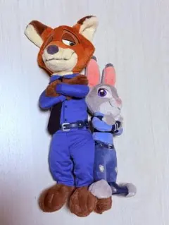 東京ディズニーランド ズートピア ニック ジュディ ぬいぐるみ