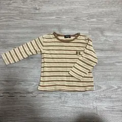 COMME CA ISM ボーダー 長袖Tシャツ 80