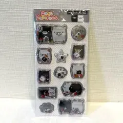 【匿名発送】サンエックス　エアインマスコットシール　モノクロブー