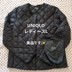UNIQLO WARM PADDED ダウンジャケット Lブラック