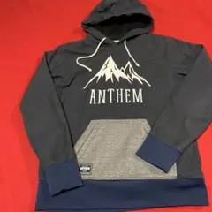 ANTHEM フード付き　スノボーウェア　 Sサイズ ネイビーのサムネイル