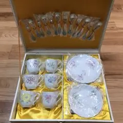 Noritake ノリタケ デミタスカップ＆ソーサー ケーキ皿 6客セット 新品