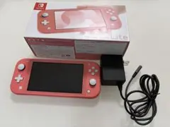Nintendo Switch Lite 本体　コーラルピンク　おまけ付
