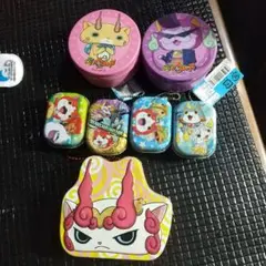 妖怪ウォッチ 缶ケースセット+ランダムおまけ