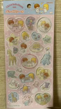 ぷっくりシール　キキララ　リトルツインスターズ