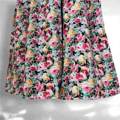 SIMPLICITE シンプリシティエ　花柄 ロングフレアスカート　フリーサイズのサムネイル