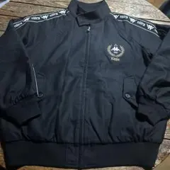 Kappa カッパアウタージップアップブルゾンジャケット中綿入ブラックLサイズ