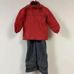 IGNIO子ども用スキーウェア 赤/グレー　120㎝