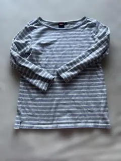 ボーダー　tシャツ　7部袖