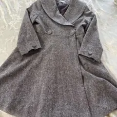 Catherine Cottage グレー系 ダブルボタンコート 130